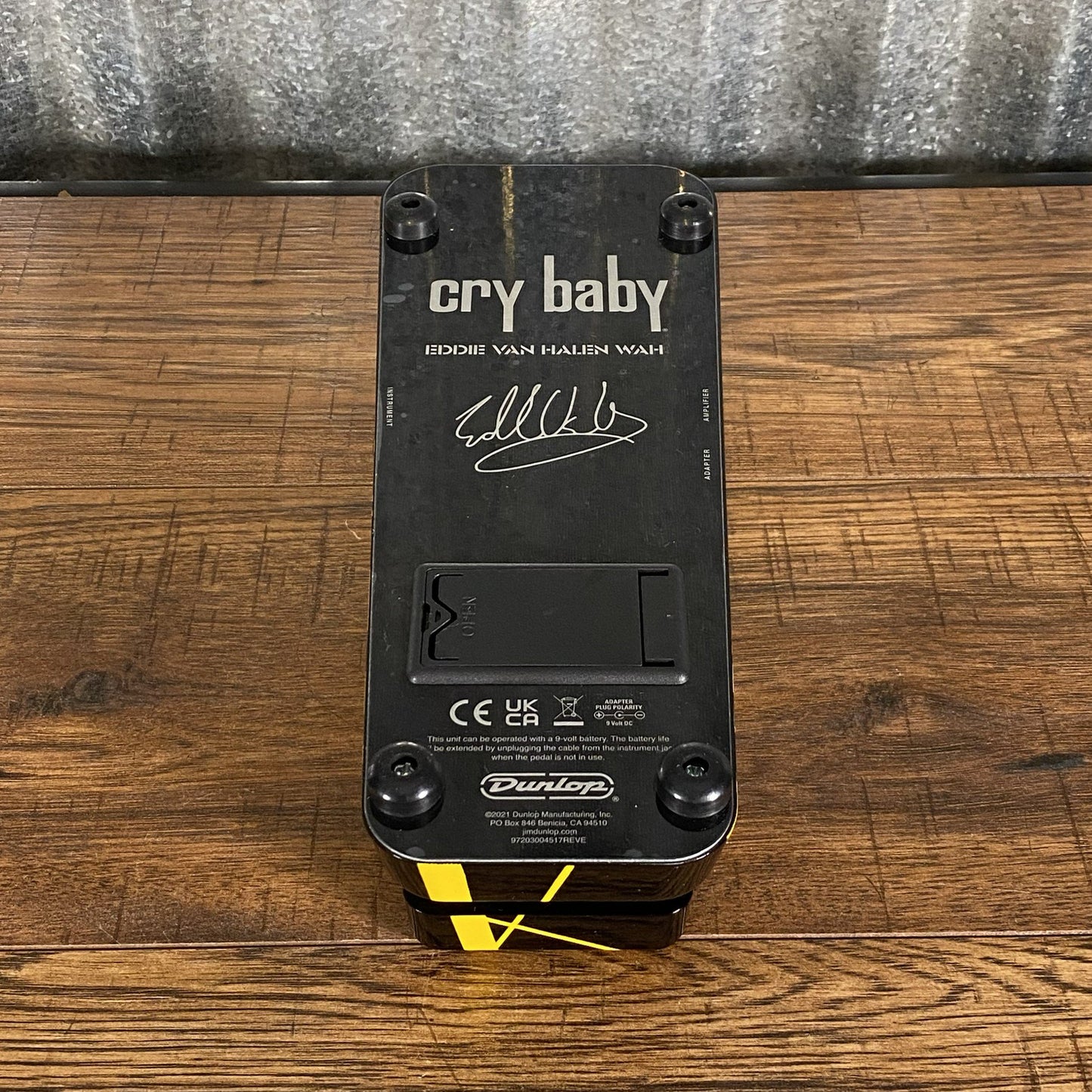 Dunlop EVH95 Eddie Van Halen Cry Baby Wah Guitar Effect Pedal B Stock