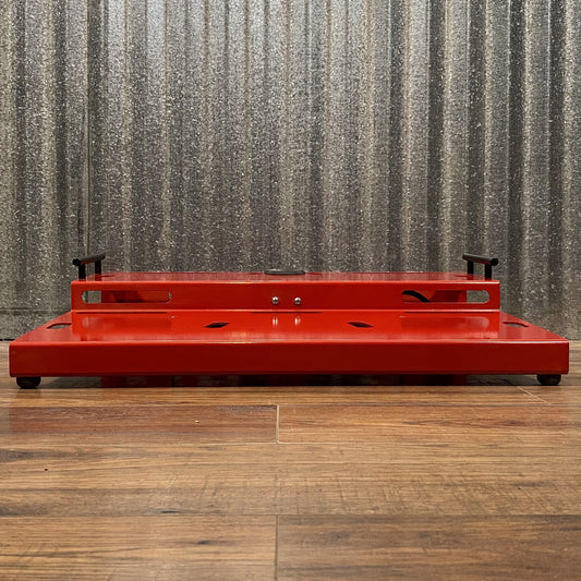 Go Pedalboards Dual Tier 24" Guitar Effect Pedalboard Red Demo