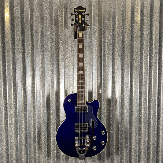 DeArmond M77T Moon Blue Guitar & Bag #8586 Used
