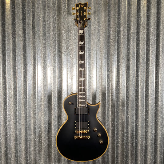 ESP LTD EC-1000 Vintage Black EMG Guitar EC1000VB #0188 Used