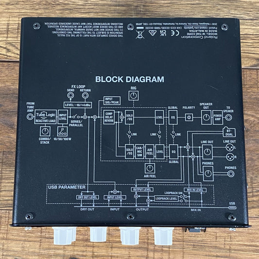 Boss W-TAE Core Waza Tube Amp Expander Core Amplifier Head Reactive Load Box Used