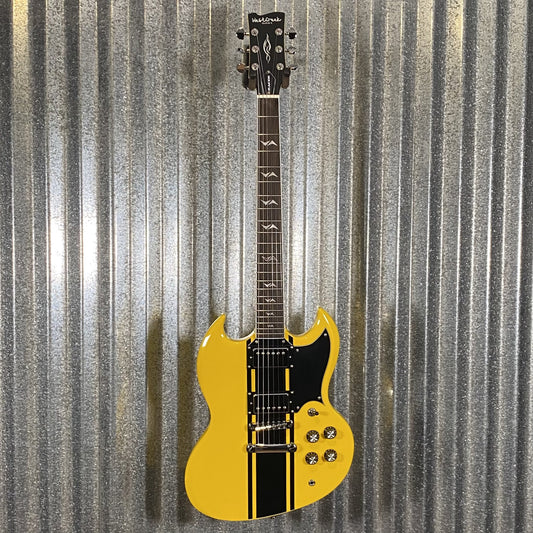 Westcreek Guitars Racer SG Offset Style Bumble-B Yellow #0027 Used