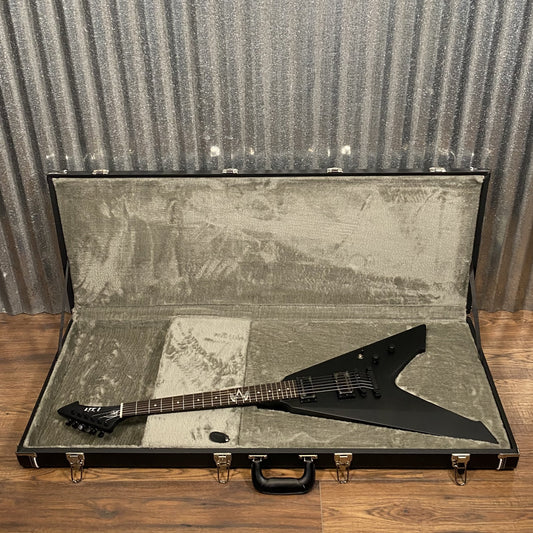 ESP LTD Vulture Jame Hetfield Black Satin Guitar & Case VULTUREBLKS #1826 Used