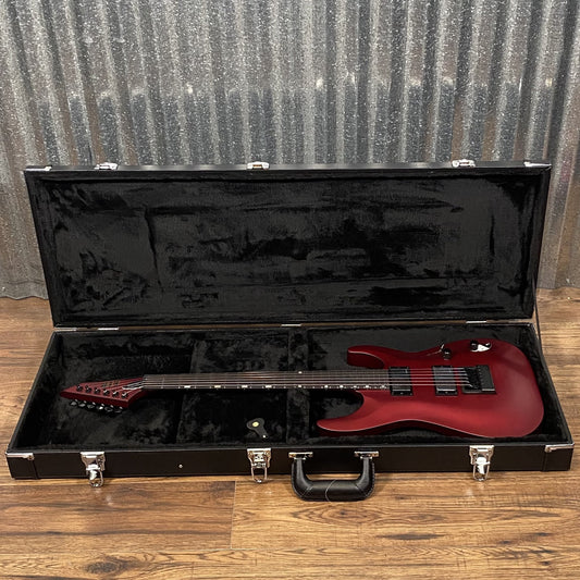 ESP LTD MH-1000 Evertune Candy Apple Red Satin Guitar & Case #0334 Used
