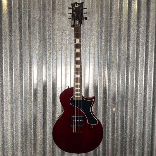 ESP LTD EC-201 Flat Top See Thru Black Cherry Gutar EC201FTSTBC #0750 Used