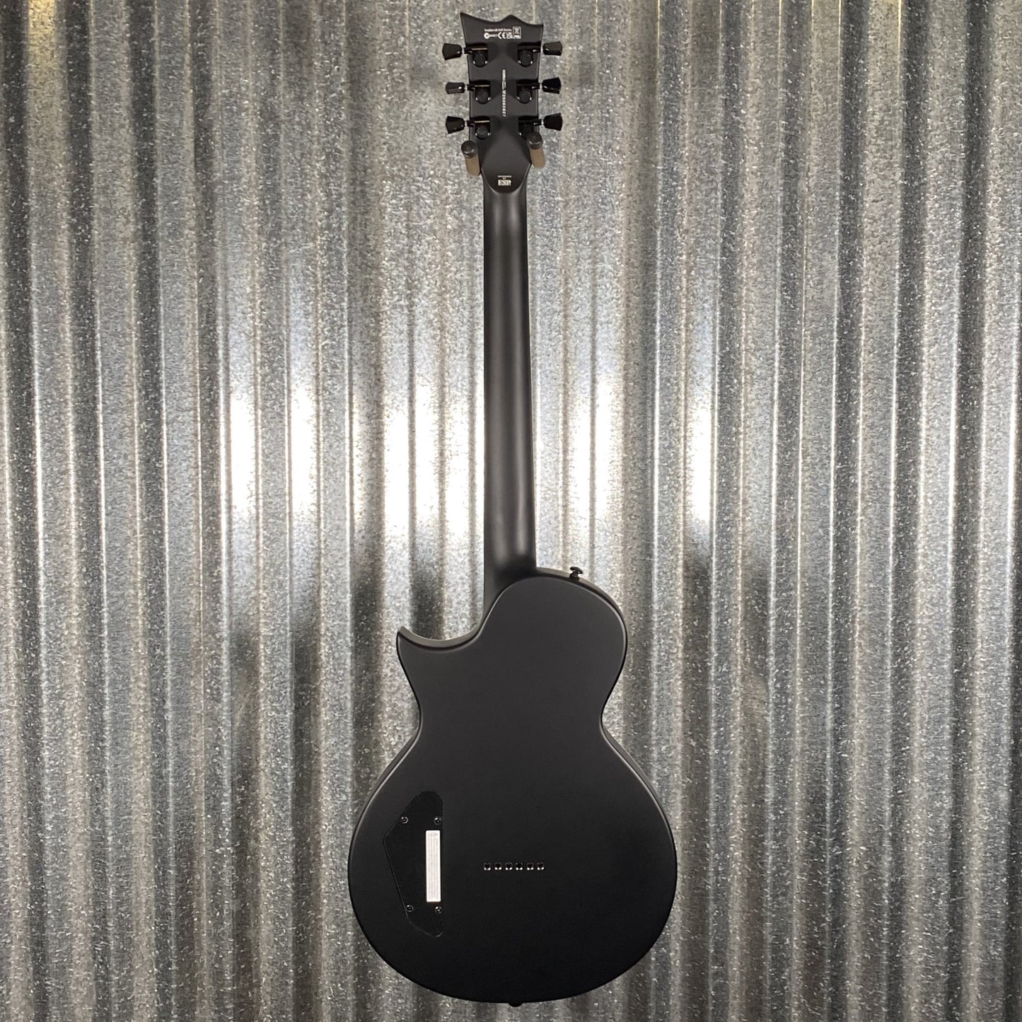 ESP LTD EC-01FT QM Quilt Top Charcoal Burst Satin Teardrop Guitar EC01FTQMCHBS #0627 Used