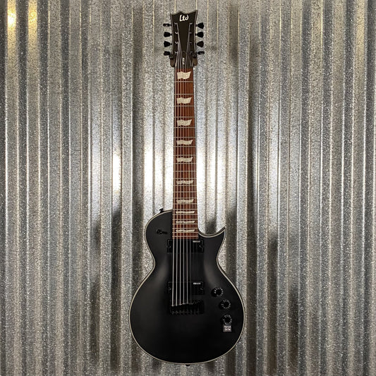 ESP LTD EC-258 8 String Black Satin Guitar EC258BLKS #1595 Used