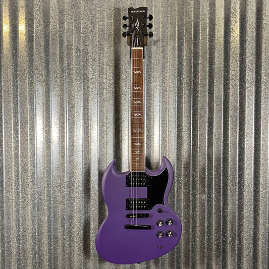 Westcreek Guitars Racer SG Offset Style Purple Matte Guitar #0027 Used