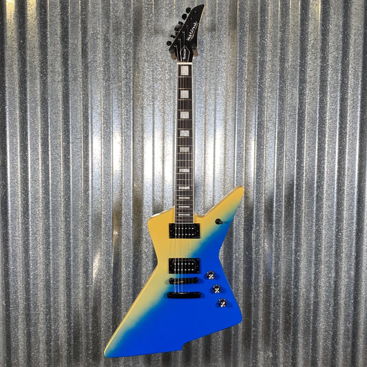 Westcreek Guitars Revenge Explorer Style Gradient Blue Yellow #0157 Used