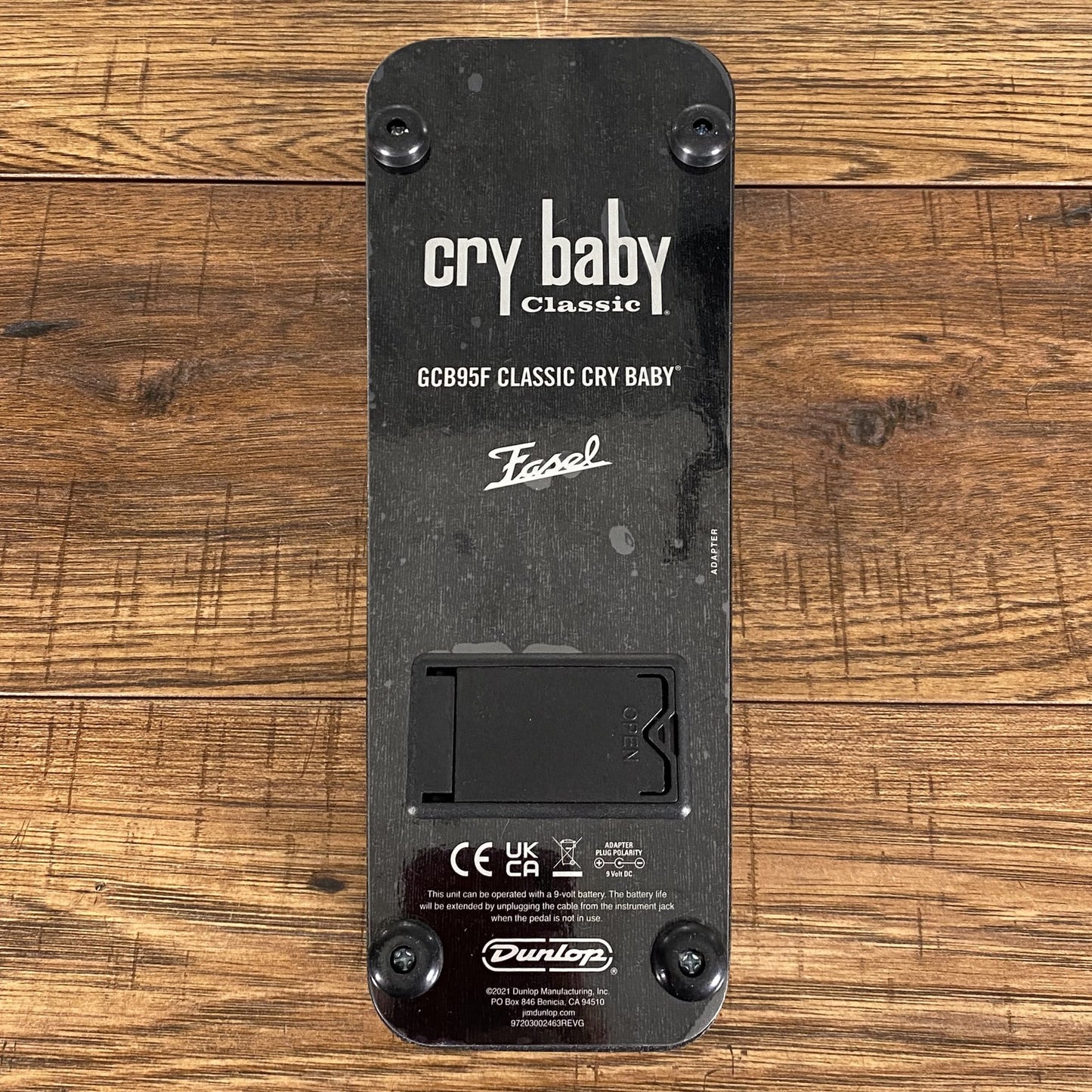 Dunlop GCB95F Fasel Cry Baby Wah Guitar Effect Pedal B Stock