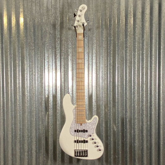 Cort Elrick NJS 5 String Bass White & Bag NJS5WHT #2856