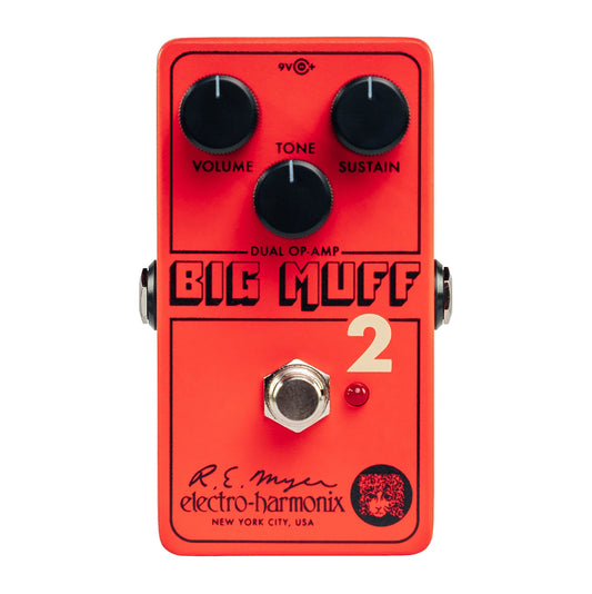 Electro-Harmonix EHX Big Muff Pi 2 Dual OP-AMP Fuzz Guitar Effect Pedal