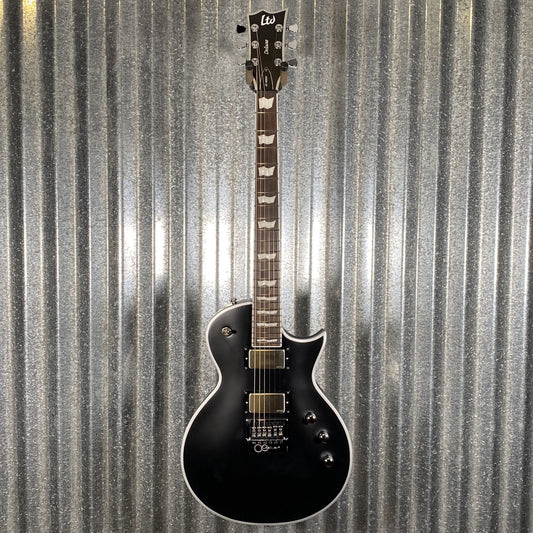 ESP LTD EC-1000 ET Evertune Bold Binding Black Guitar EC1000ETBBBLKS #1208 Used