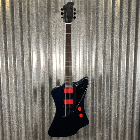 Westcreek Guitars Mirage T Bird Style Dual Humbucker Guitar Black #0027 Used
