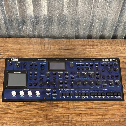 Korg Multi/Poly M Analog Modeling Synthesizer Module MultiPolyM Used