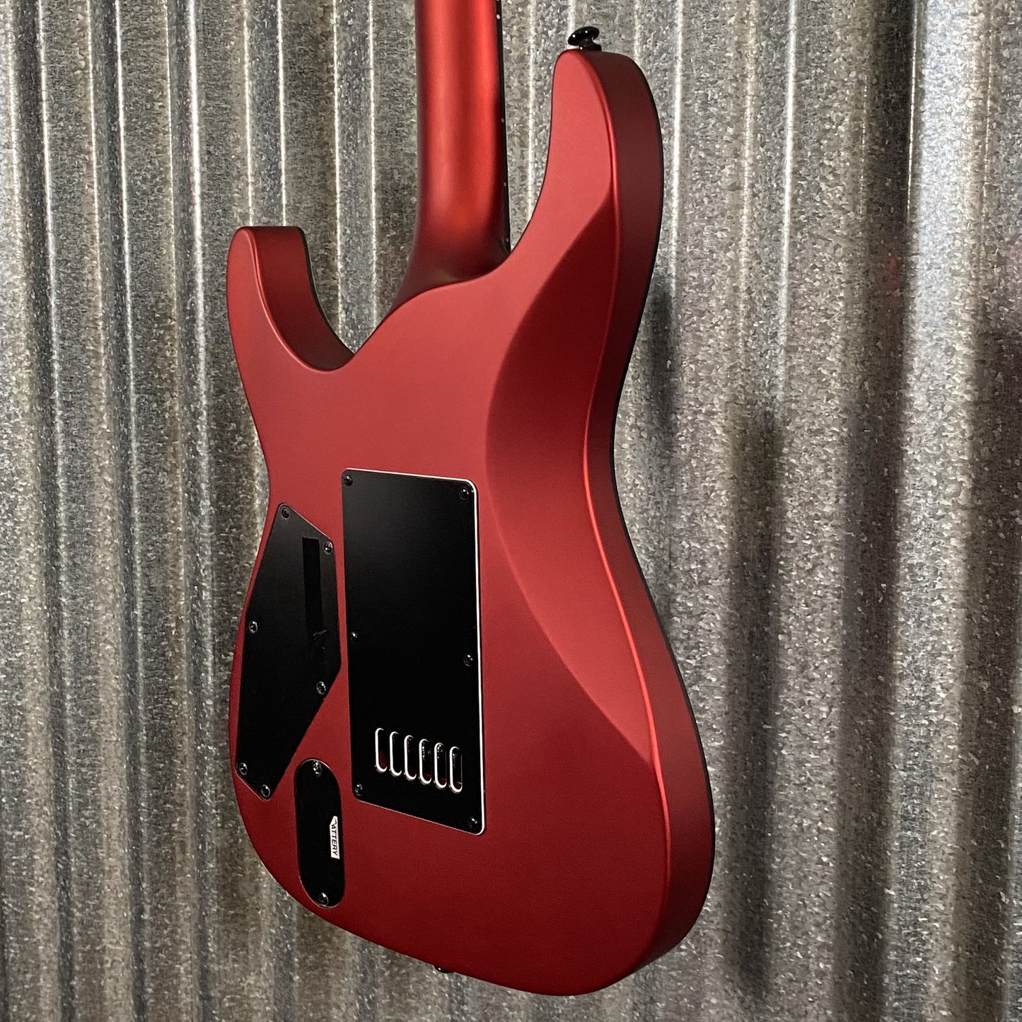 ESP LTD MH-1000 Evertune Candy Apple Red Satin Guitar #0731 Used