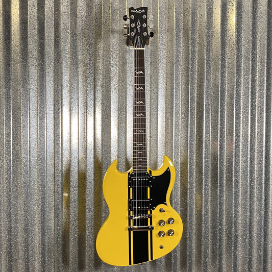 Westcreek Guitars Racer SG Offset Style Bumble-B Yellow #0003 Used