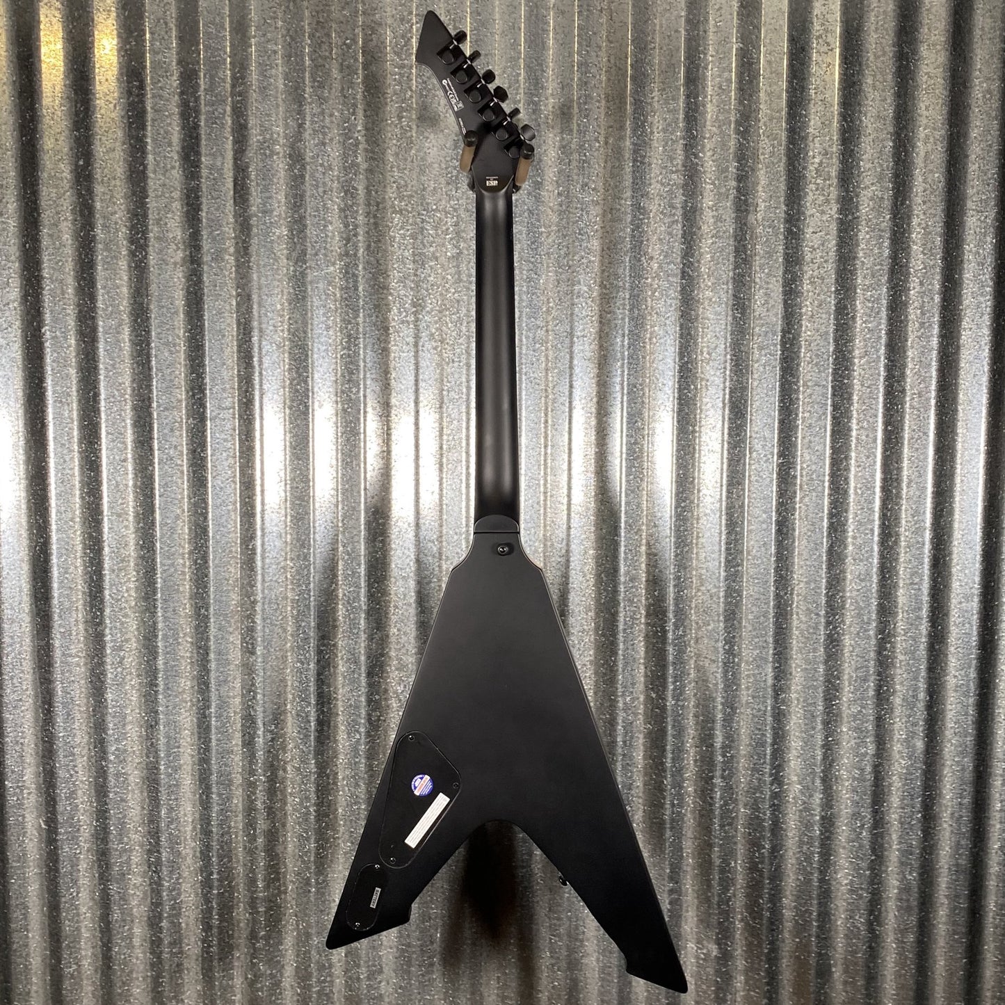 ESP LTD Vulture Jame Hetfield Black Satin Guitar & Case VULTUREBLKS #1826 Used