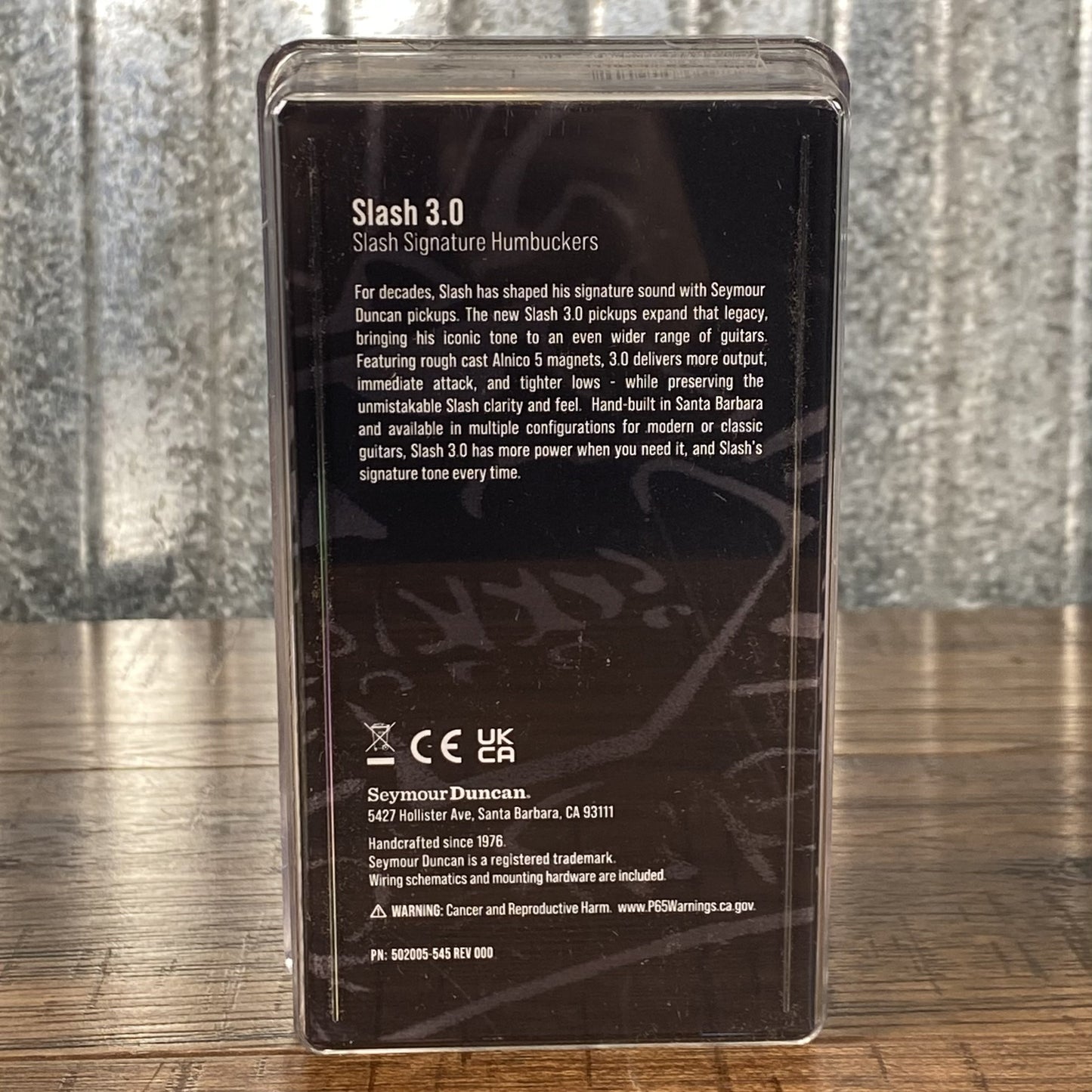 Seymour Duncan Slash 3.0 Humbucker Bridge Reverse Zebra 4 Conductor Guitar Pickup 11104-42-RZ-4C-bpSh