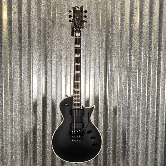 ESP LTD EC-1000 FR Floyd Rose Black Satin EMG Guitar EC1000FRBLKS #0758 Used