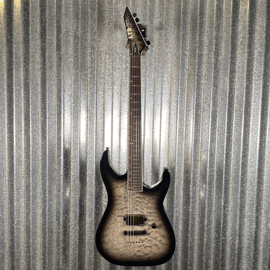 ESP LTD M-1001 NT Quilt Top Charcoal Burst Guitar M1001NTQMCHB #0203 Used