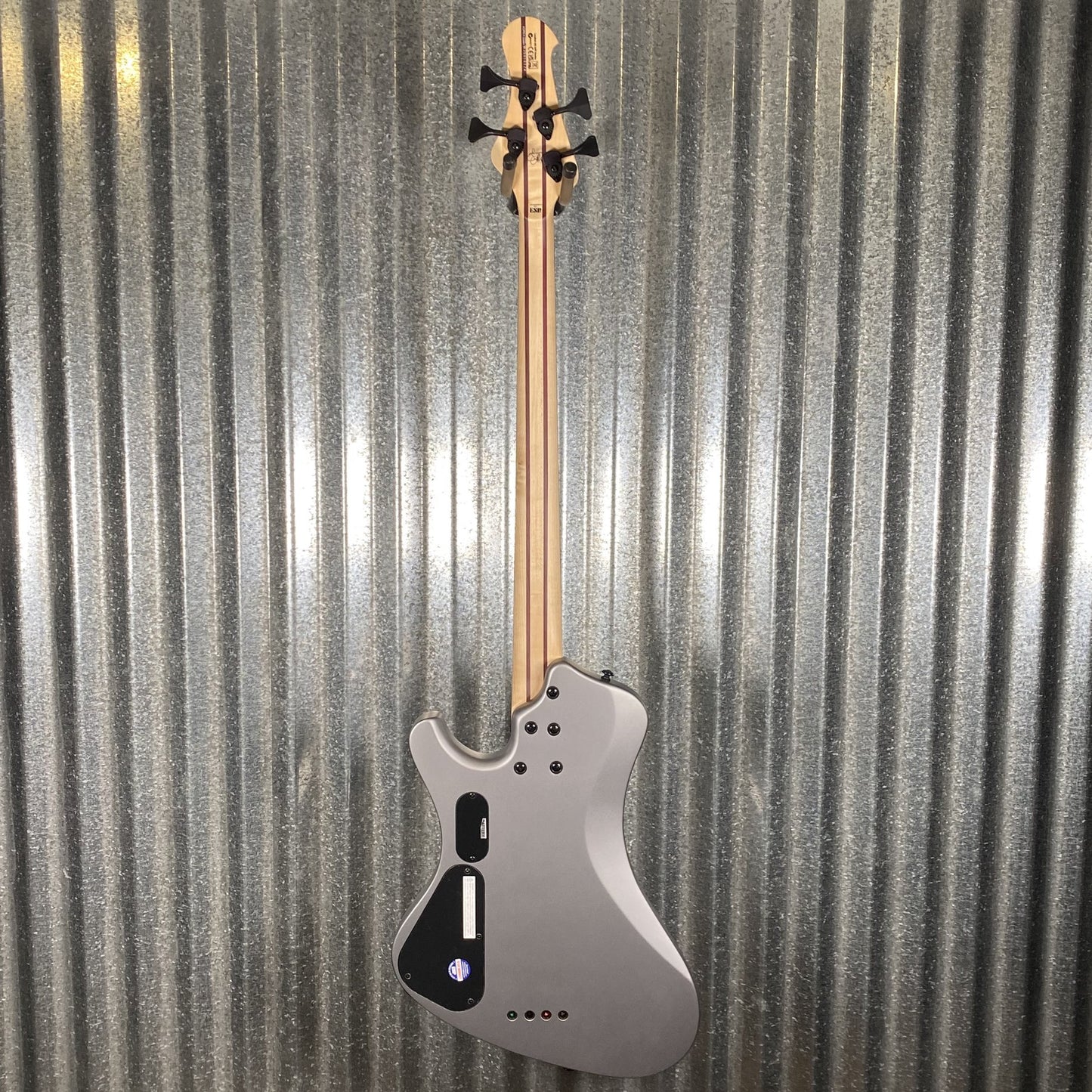 ESP LTD Stream JC-4 John Campbell Dark Grey Metallic 4 String Bass JC4DGMS #0174 Used