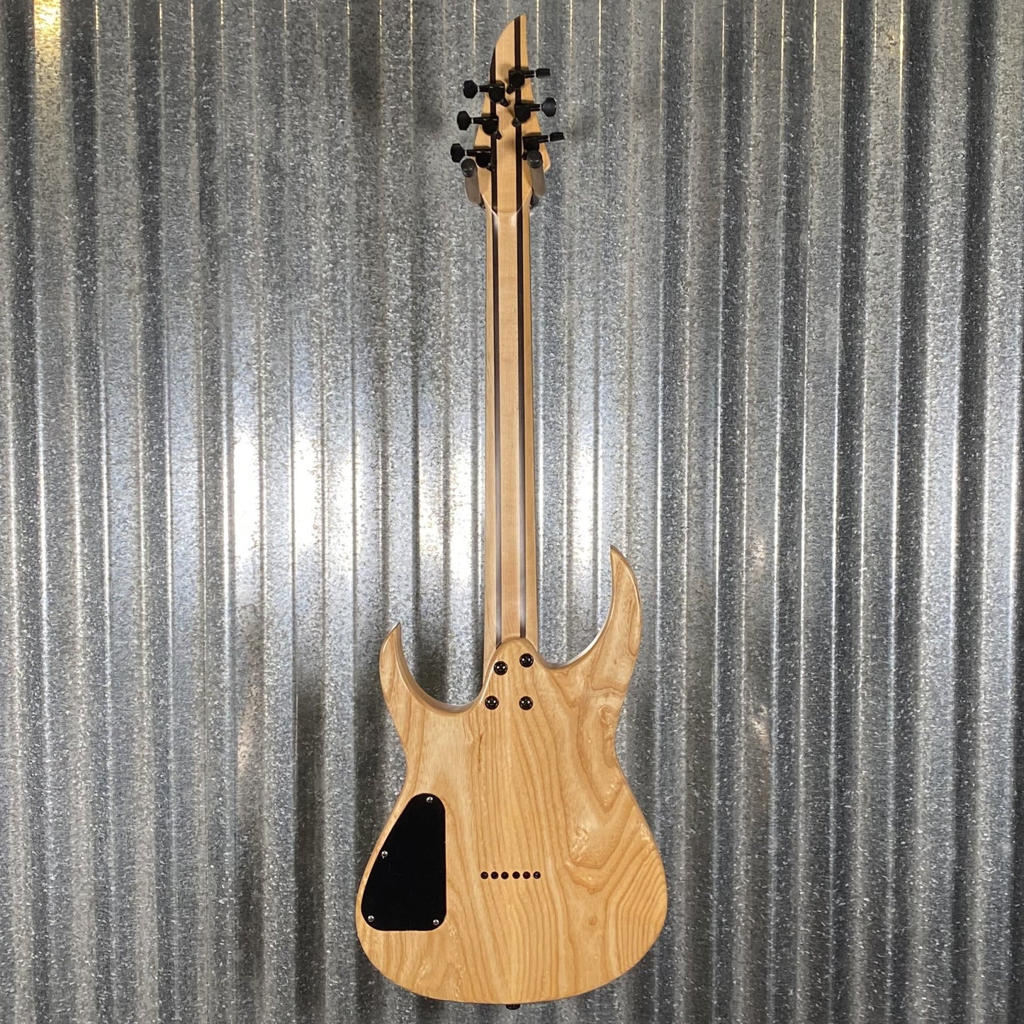 ST Guitars Metal Rooted Spalted Green Bolt On Hard Tail Guitar #60001 Used