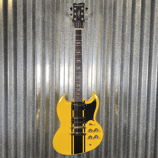 Westcreek Guitars Racer SG Offset Style Bumble-B Yellow #0024 Used