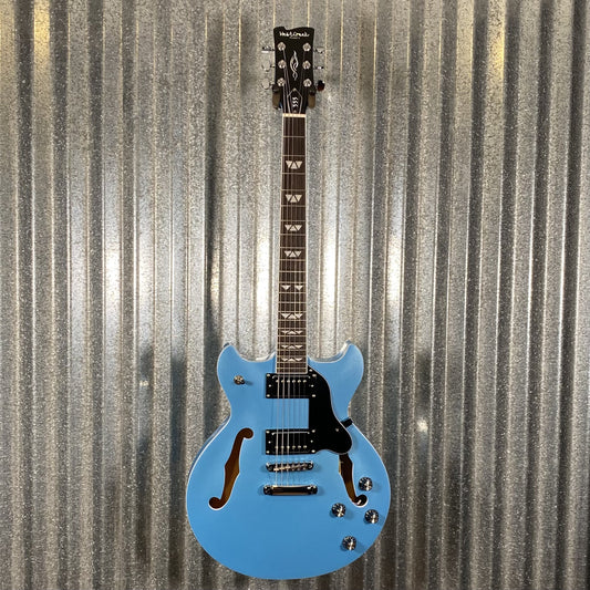 Westcreek Guitars 333 Semi Hollow Body Double Cutaway Blue #0011 Used