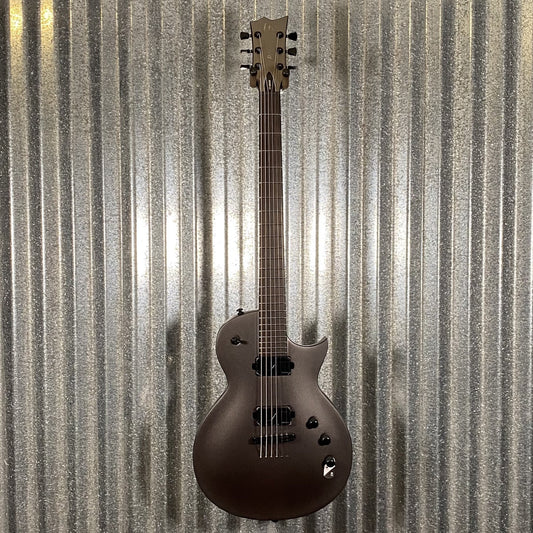ESP LTD EC-1000B Baritone Charcoal Metallic Satin Guitar #0493 Used