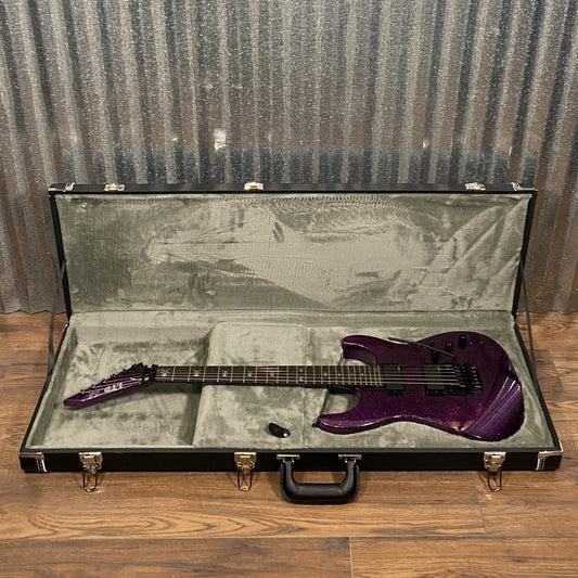 ESP LTD KH-602 Kirk Hammett Purple Sparkle EMG Guitar & Case KH602PSP #0971 Used