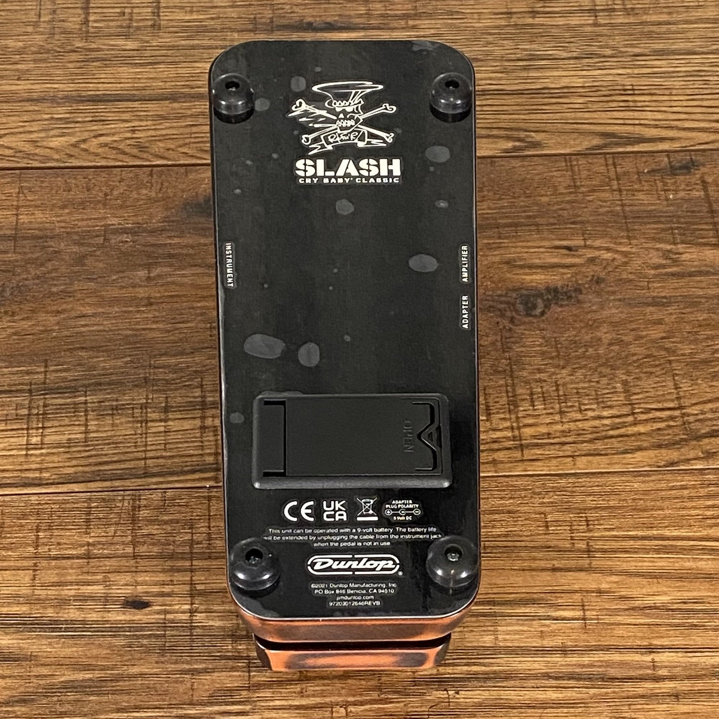 Dunlop SC95 Slash Cry Baby Classic Wah Guitar Effect Pedal B Stock
