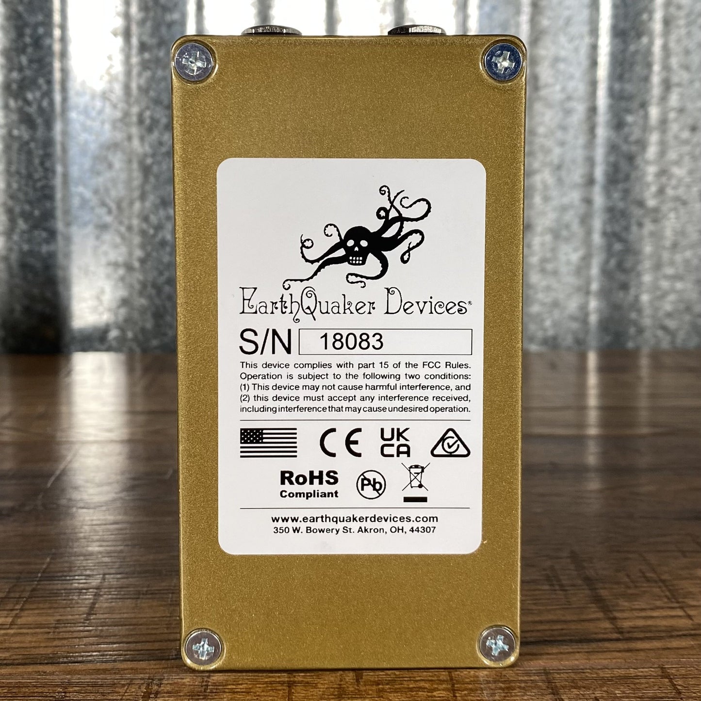 Earthquaker Devices EQD Hoof Germanium/Silicon Fuzz V2 Guitar Effect Pedal