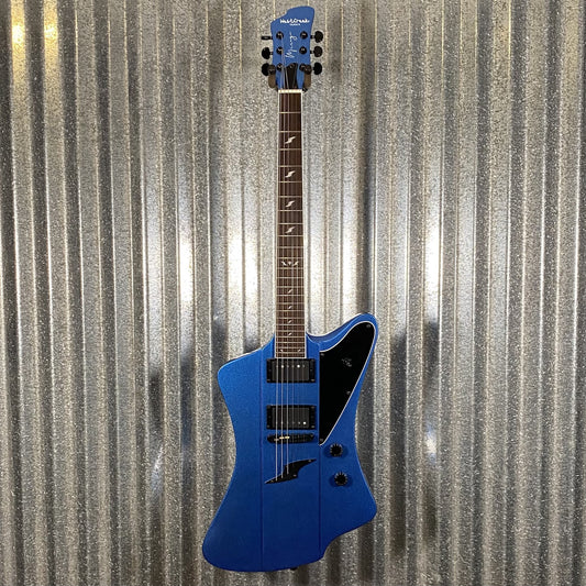 Westcreek Guitars Mirage T Bird Style Dual Humbucker Guitar Blue #0018 Used