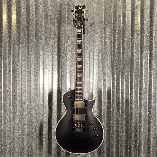 ESP LTD EC-1000 ET Evertune Bold Binding Black Guitar EC1000ETBBBLKS #0743 Used