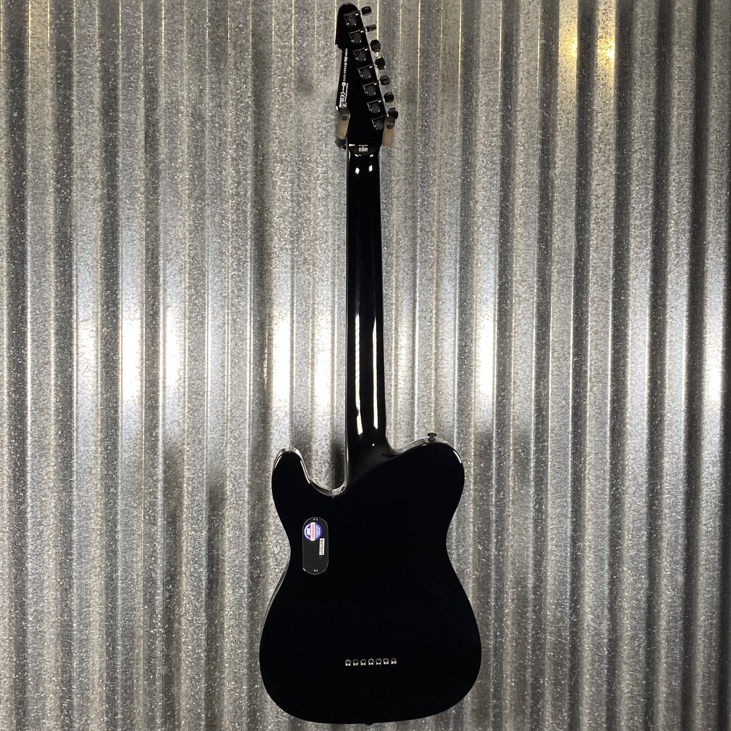 ESP LTD SCT-607B Stephen Carpenter 7 String Baritone Black Guitar Fluence Guitar & Case SCT607BBLK #1075 Used