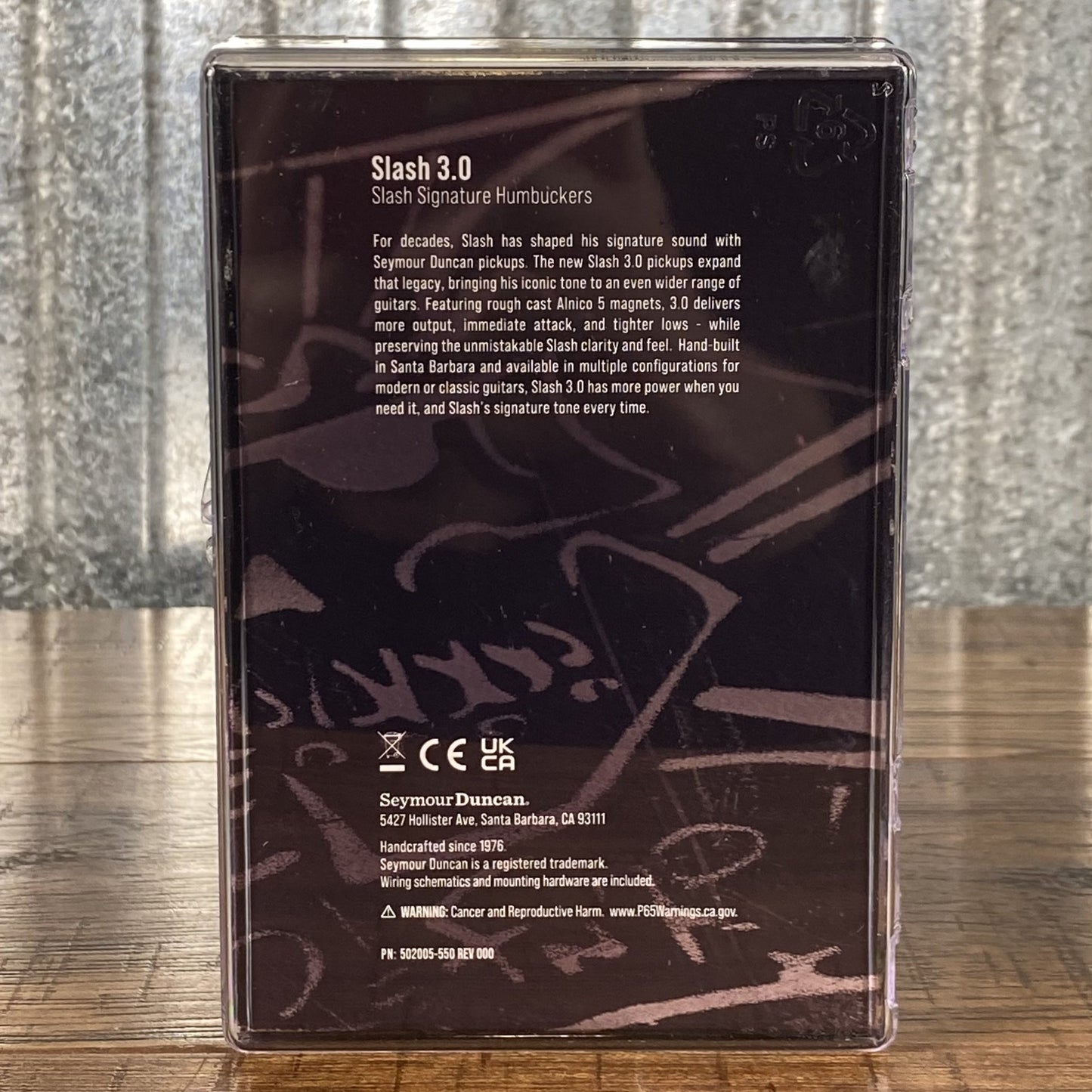 Seymour Duncan Slash 3.0 Humbucker Bridge/Neck Zebra 4 Conductor Guitar Pickup SET 11104-43-ZRZ-4C-bpSh