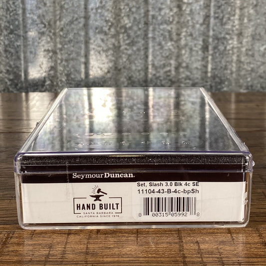 Seymour Duncan Slash 3.0 Humbucker Bridge/Neck Black 4 Conductor Guitar Pickup SET 11104-43-B-4c-bpSh