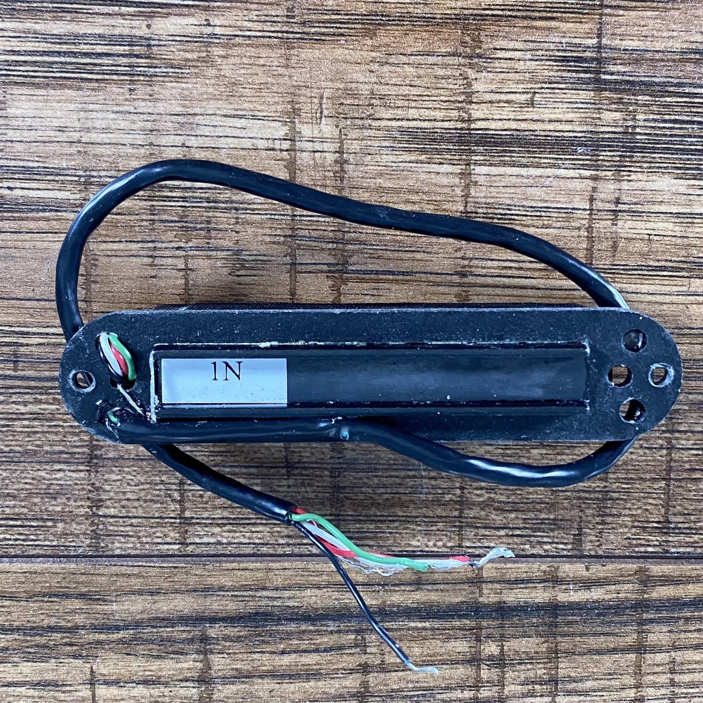 Seymour Duncan SHR-1 Hot Rails Strat Middle N1 Humbucker Guitar Pickup 4 Conductor Black Used