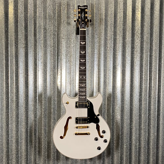 Westcreek Guitars 333 Semi Hollow Body Double Cutaway White #0010 Used