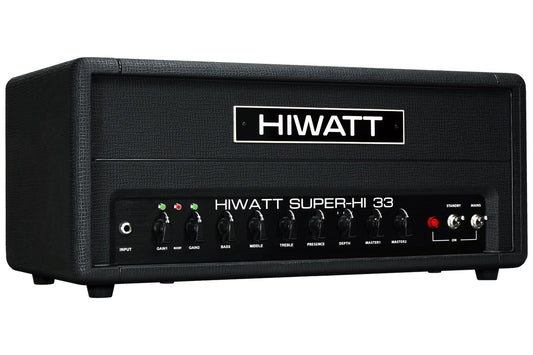 Hiwatt SUPER-HI 33 30 Watt 2 Channel Tube Guitar Amplifier Head