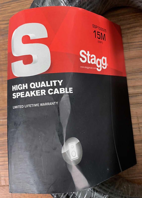 Stagg SSP15SS25 15M 50 ft 14GA Speakon-Speakon Cable