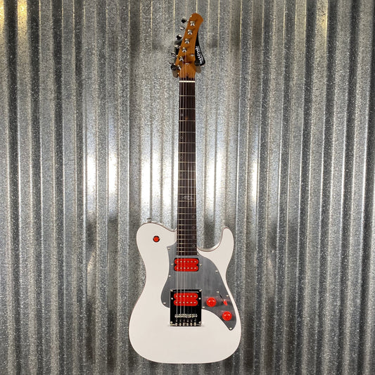 Westcreek Guitars TT-50KS T Style Dual Humbucker Guitar White #0097 Used