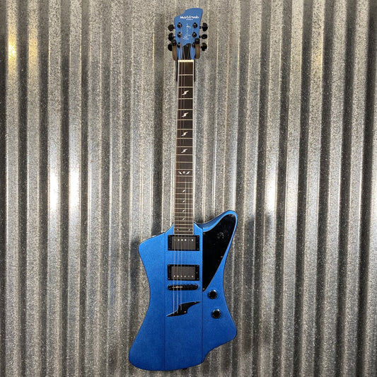 Westcreek Guitars Mirage T Bird Style Dual Humbucker Guitar Blue #0009 Used
