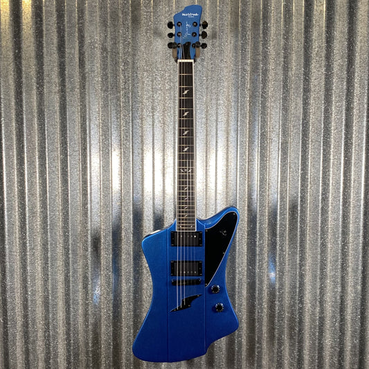 Westcreek Guitars Mirage T Bird Style Dual Humbucker Guitar Blue #0167 Used
