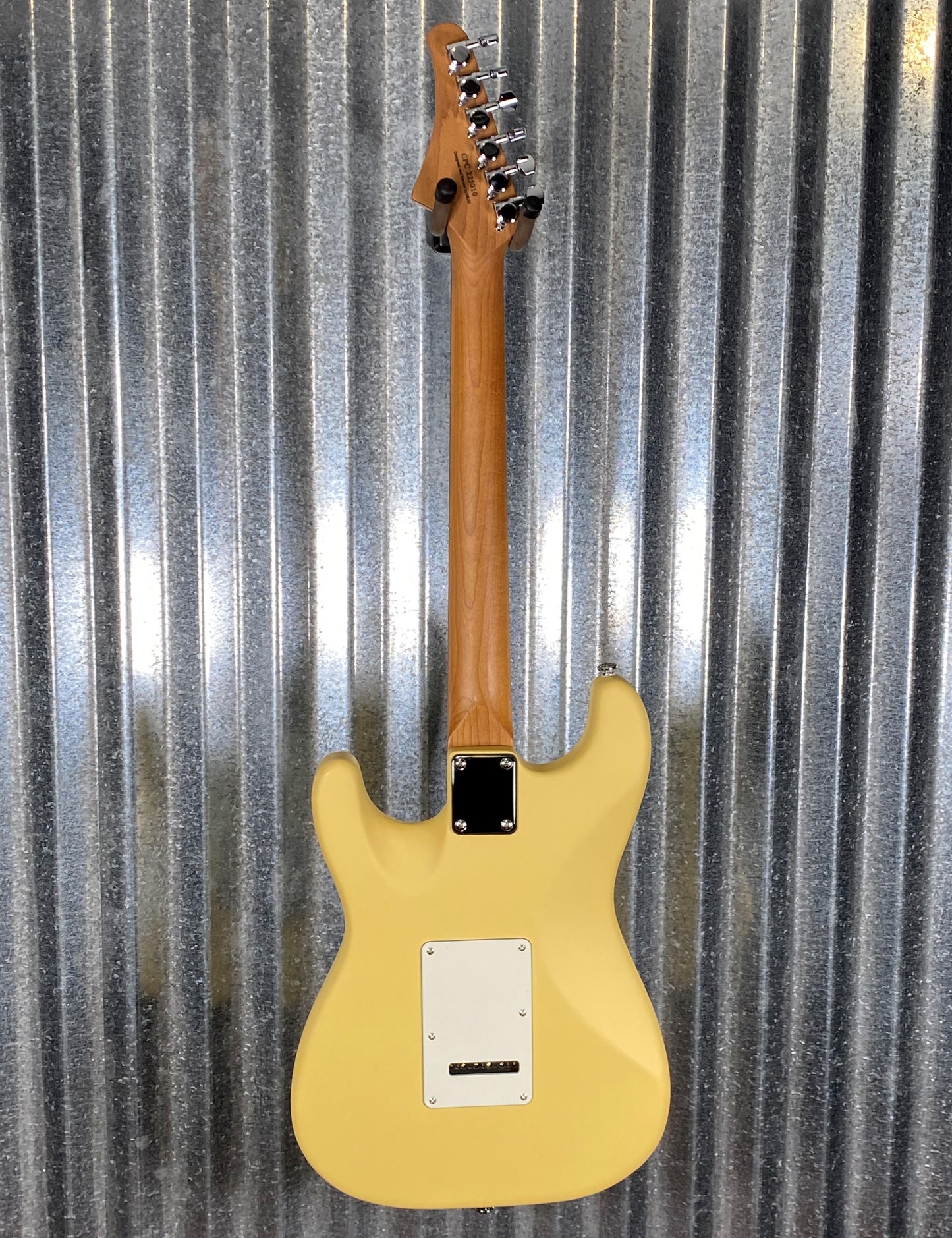 Musi Capricorn Classic HSS Stratocaster Matte Yellow Guitar #5010 Used