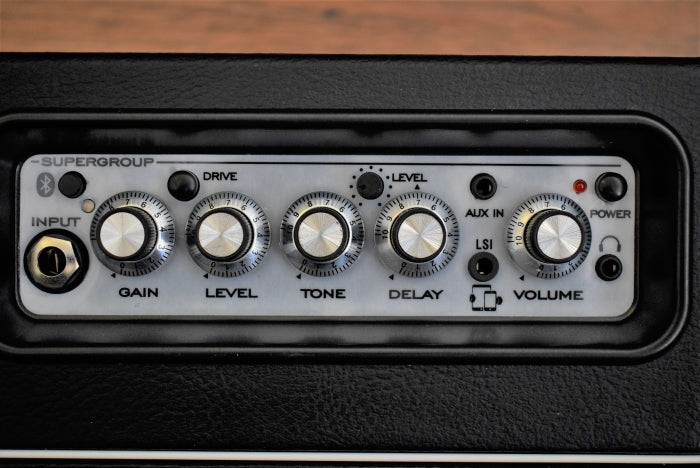 Laney Mini Stereo Bluetooth Supergroup Battery Powered Guitar Amplifier MINI-STB-SUPERG Demo