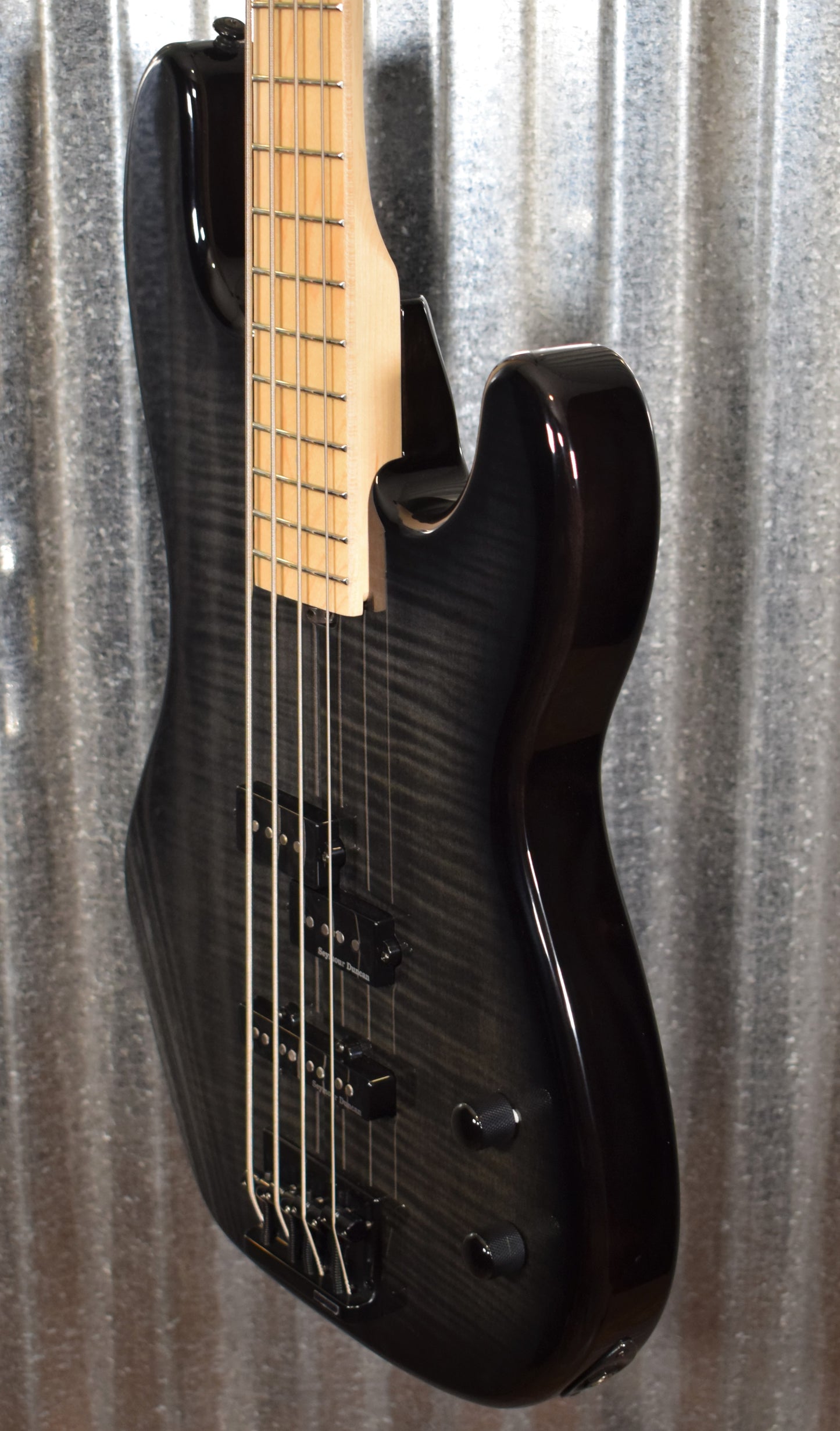 ESP LTD MM-4FM Marco Mendoza 4 String Bass See Thru Black Sunburst LMM4FMSTBLKSB #2107