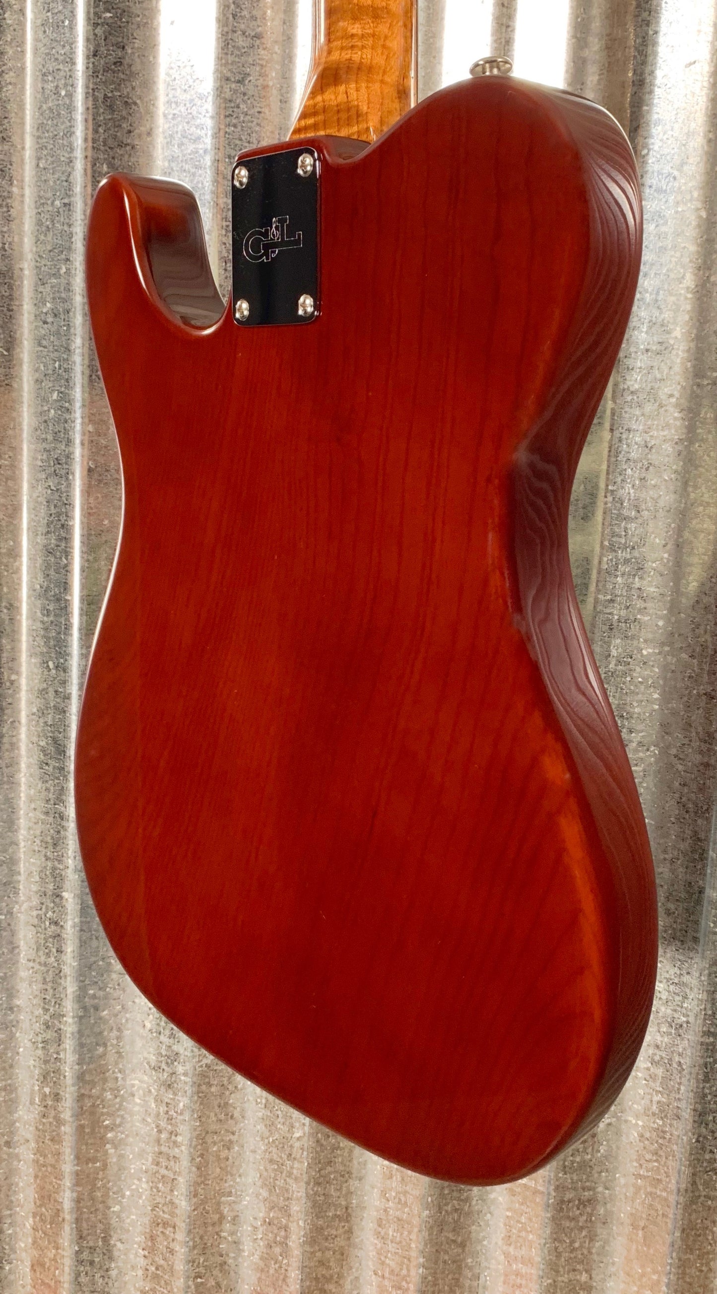 G&L Guitars USA Custom Shop ASAT Z3 Whiskey Roasted Flame Neck Guitar & Case 2019 #1002