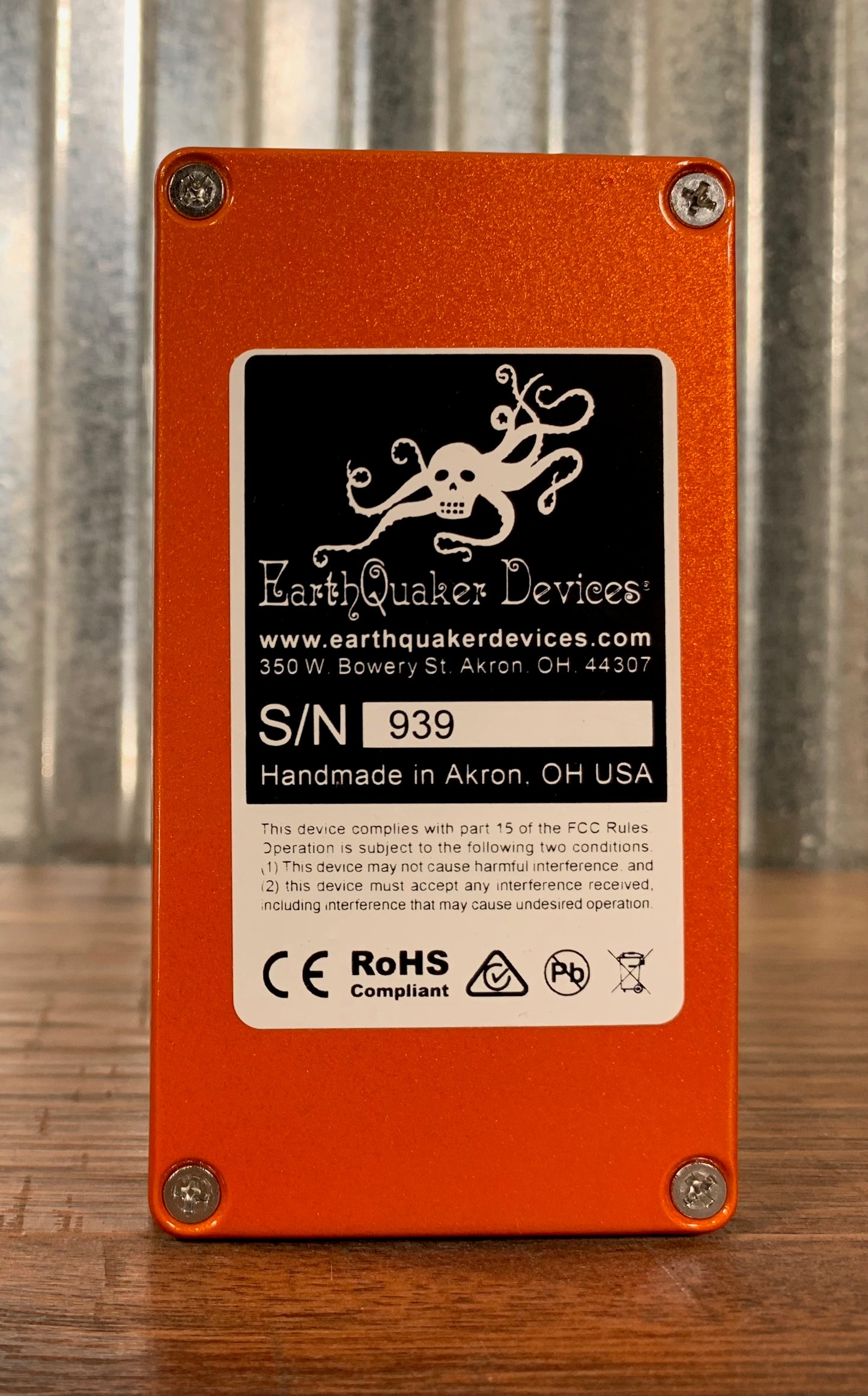 Earthquaker Devices EQD Bellows Fuzz Driver Guitar Effect Pedal